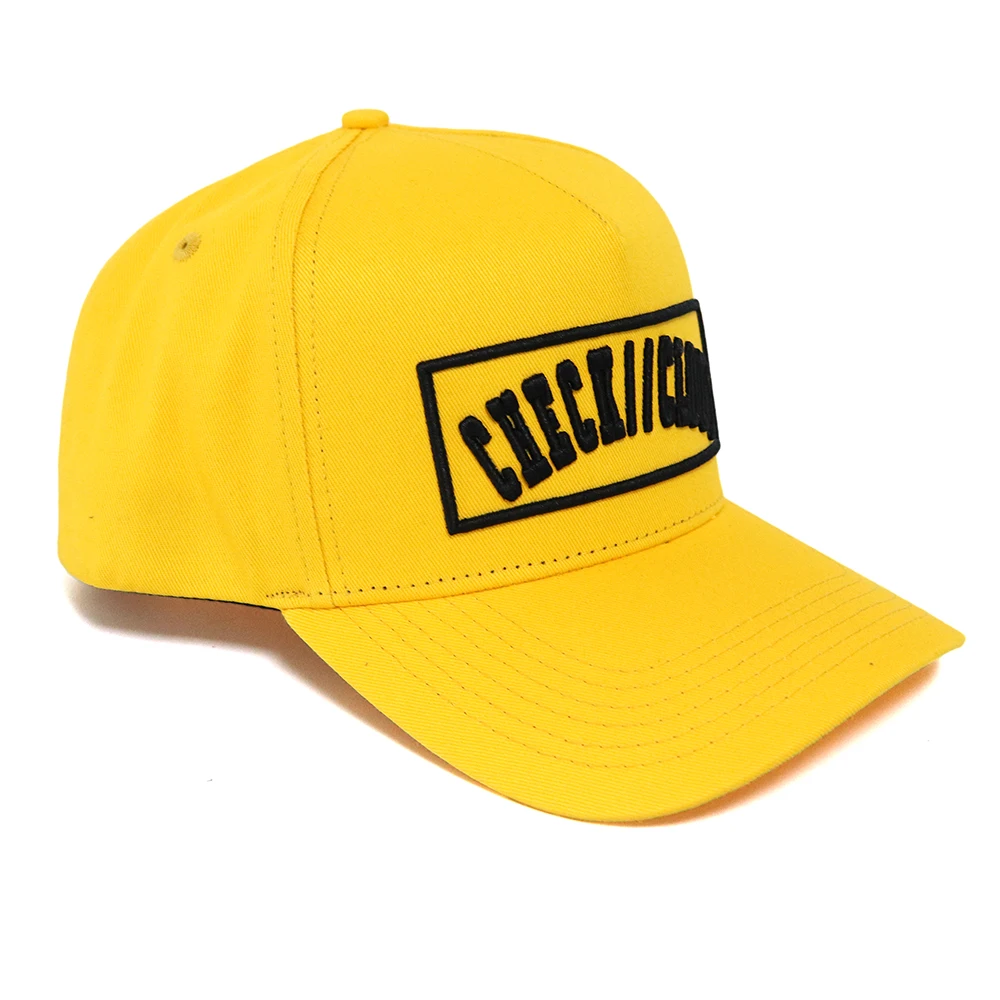 Wholesale Factory Price 5 Panel Structured 3d Embroidered Logo Cotton