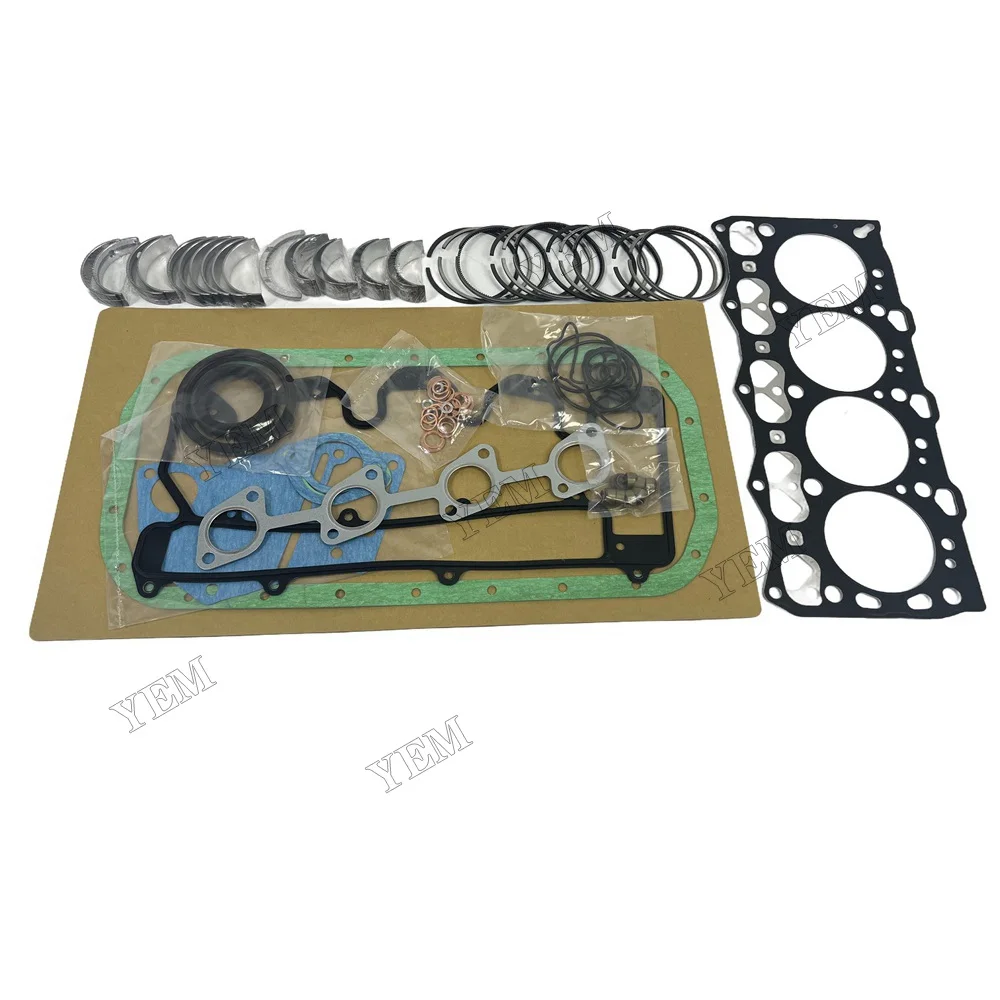 For Isuzu 4LE2-DI Overhaul Re-ring Kit Repair Part Gasket Piston Set