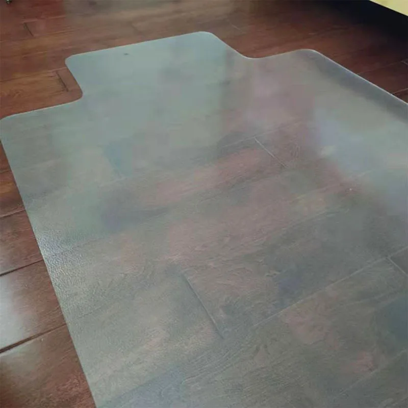 PVC Transparent Floor Mat Carpet Floor Protective Mat Computer Office Chair Foot Mat