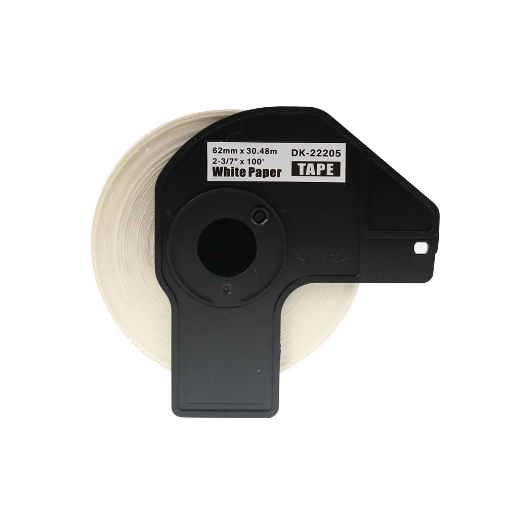 Dymo Label Printer Compatible Brother DK-22205 Roll Tape DK22205 Thermal Paper Label Printer DK Rolls 62mm X 8m