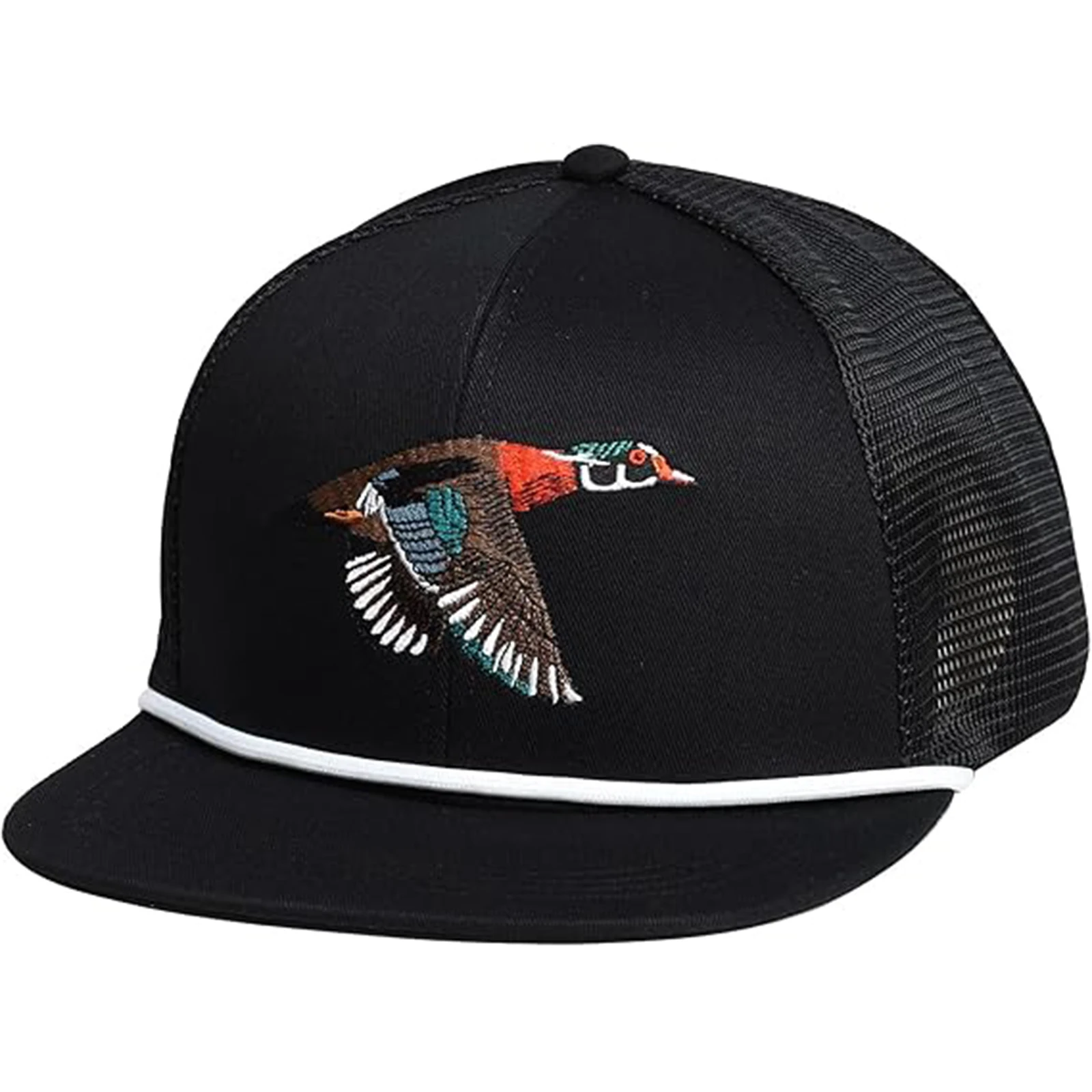 Custom Classic Camo Snapback Hat for Men Women,Performance Hip Hop Style Funny Flat Bill Trucker Hats Adjustable Baseball Cap