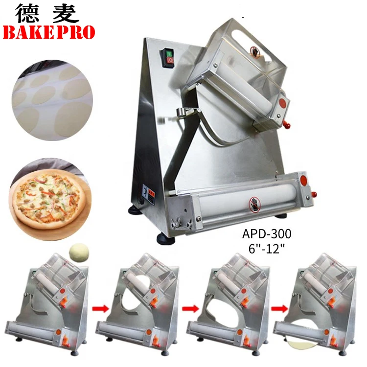 Bake Pro APD-400 Commercial Round Dough Moulder Baking Machine 16" Pizza Dough Roller of Bakery Equipment Pizza Dough Moulder