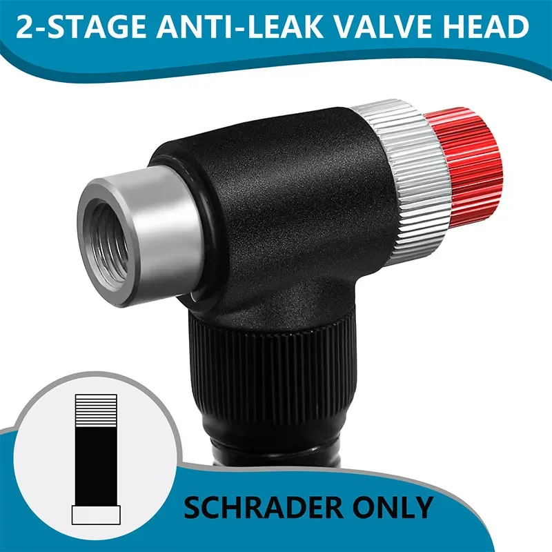 High Pressure Fork Pump Portable Schrader Mountain Bike Tyre Tool_voghion.com
