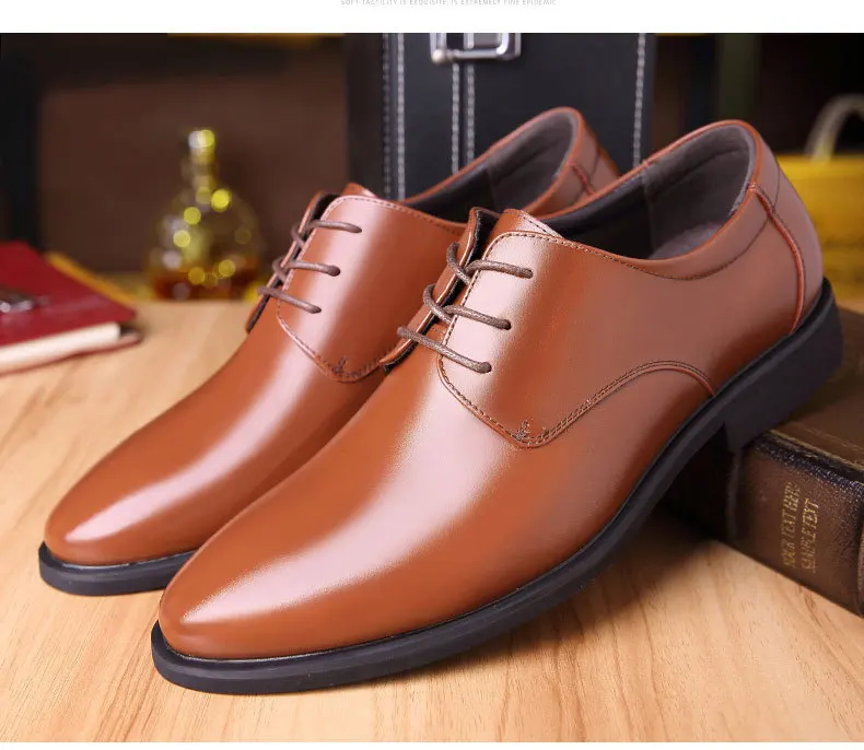 Factory Wholesale Low Price Cheap Height Increasing Formal Shoes Men's  Dress Shoes Men Office Career Leather Shoes - Buy Men Shoes Men Leather