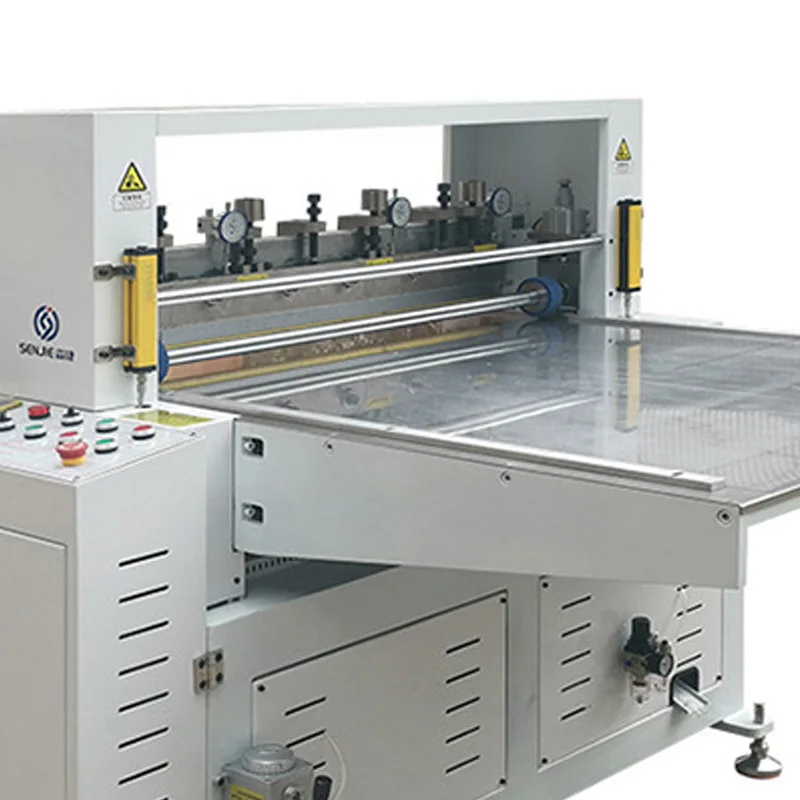 Rubber Sheet Cutting Machine Manual Sheet Metal Cutting Machine Accuracy Automatic Aluminum Foil Roll Sheet Cutting Machine