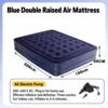 Blue High Double, Electric Home Pump, 150*200*40cm