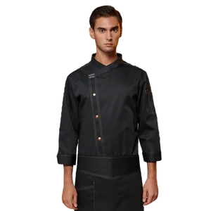 2026 High Quality Long Sleeve Uniform for Restaurant Custom Chef Jacket Restaurant Clothes