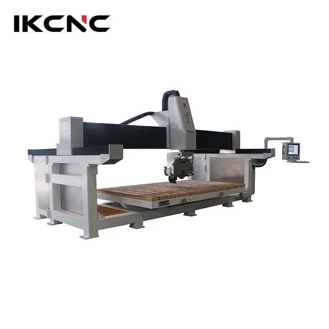 Ikcnc 5 + 2-осевая мостовая машина для резки мрамора johnson пила