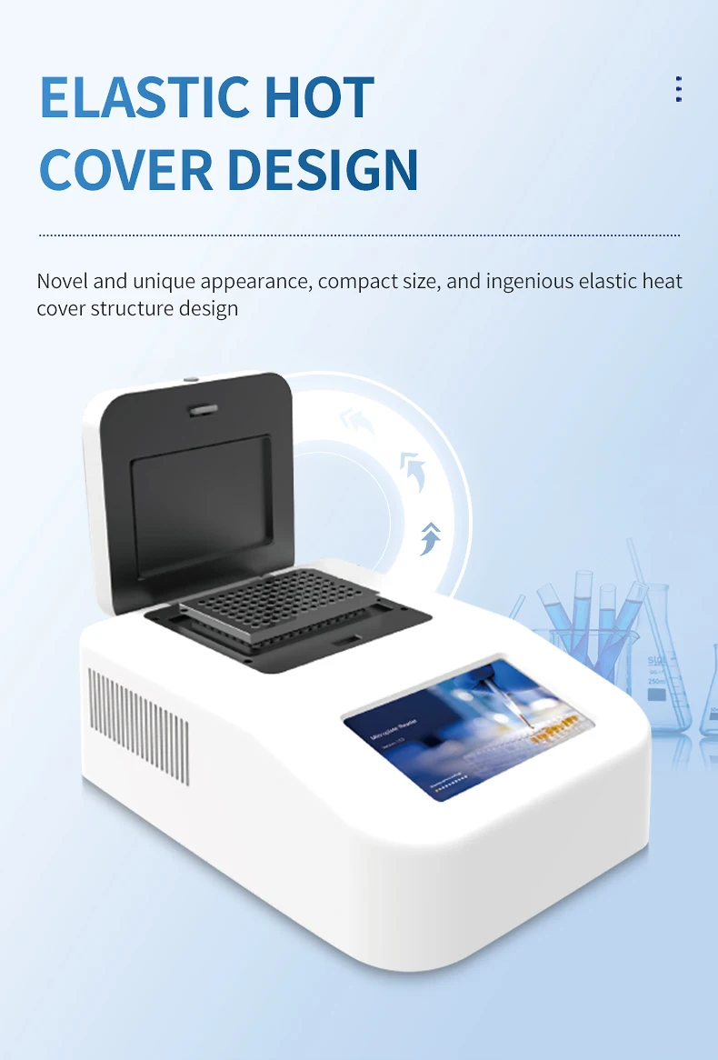 96 Well DNA Amplification Thermal Cycler Gradient PCR Machine with ...