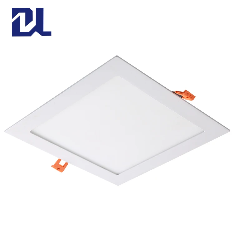 Office and home 3w 6w 9w 18w 24w square led panel light price list