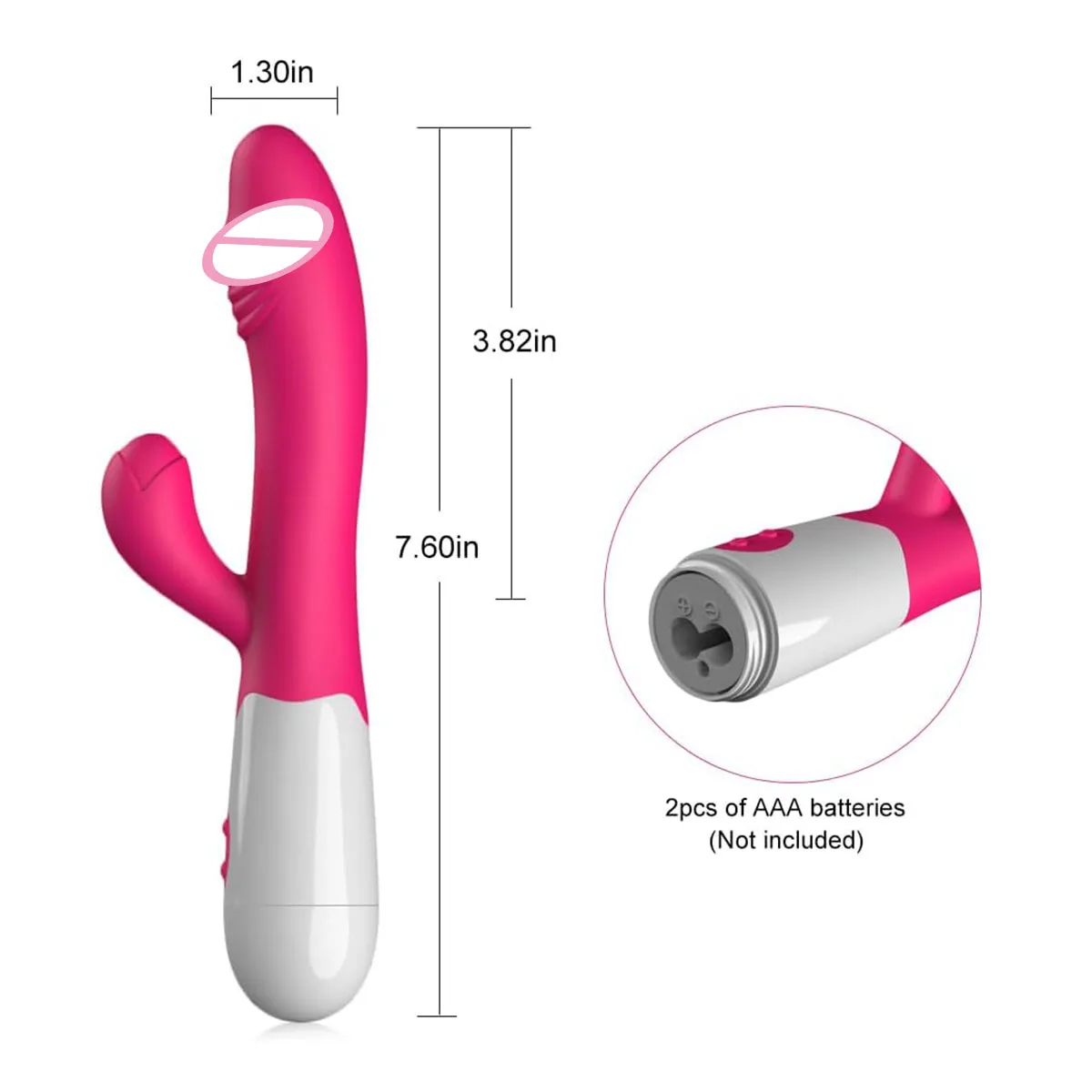 Silicone Rabbit Vibrator for Women Multi-Function Clitoral Stimulation  Classical Rabbits,Female Masturbation Orgasm Device