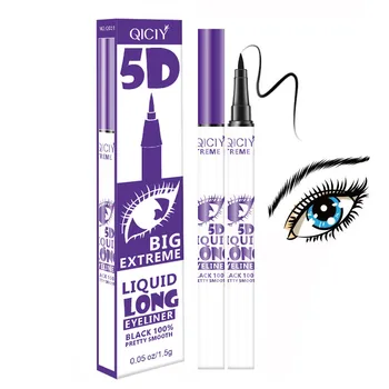 Factory Custom Waterproof Lip Liner Eyelash Pencil Waterproof Liquid Eyeliner private label eye liner long lasting eye liner pen