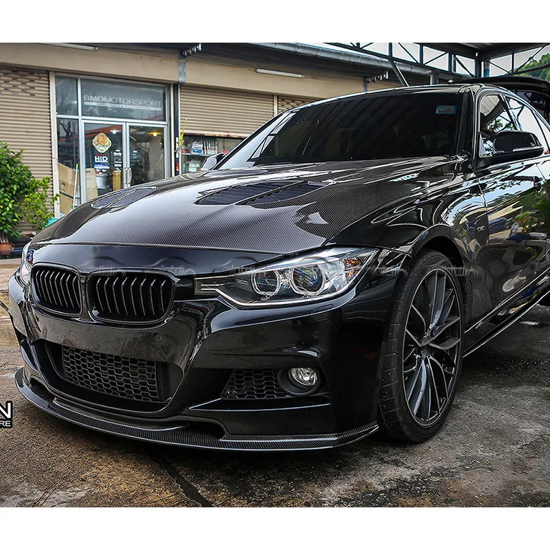 Carbon Fiber GTR Style Engine Bonnet Hoods Cover for BMW F30 320i 340i Auto Body Kits