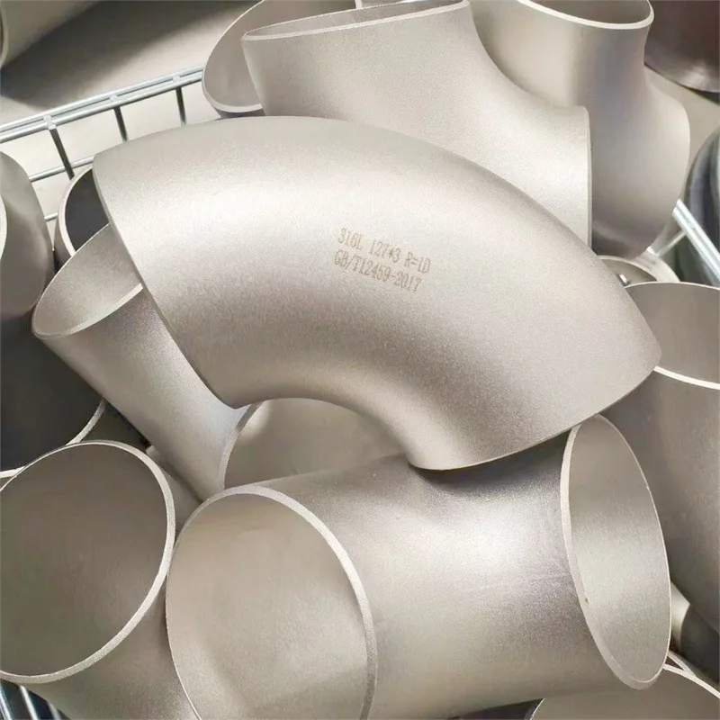 Customized Stamping Seamless Stainless Steel Elbow Tube Fittings Ss304 316L Welding Elbow Pipe Fittings