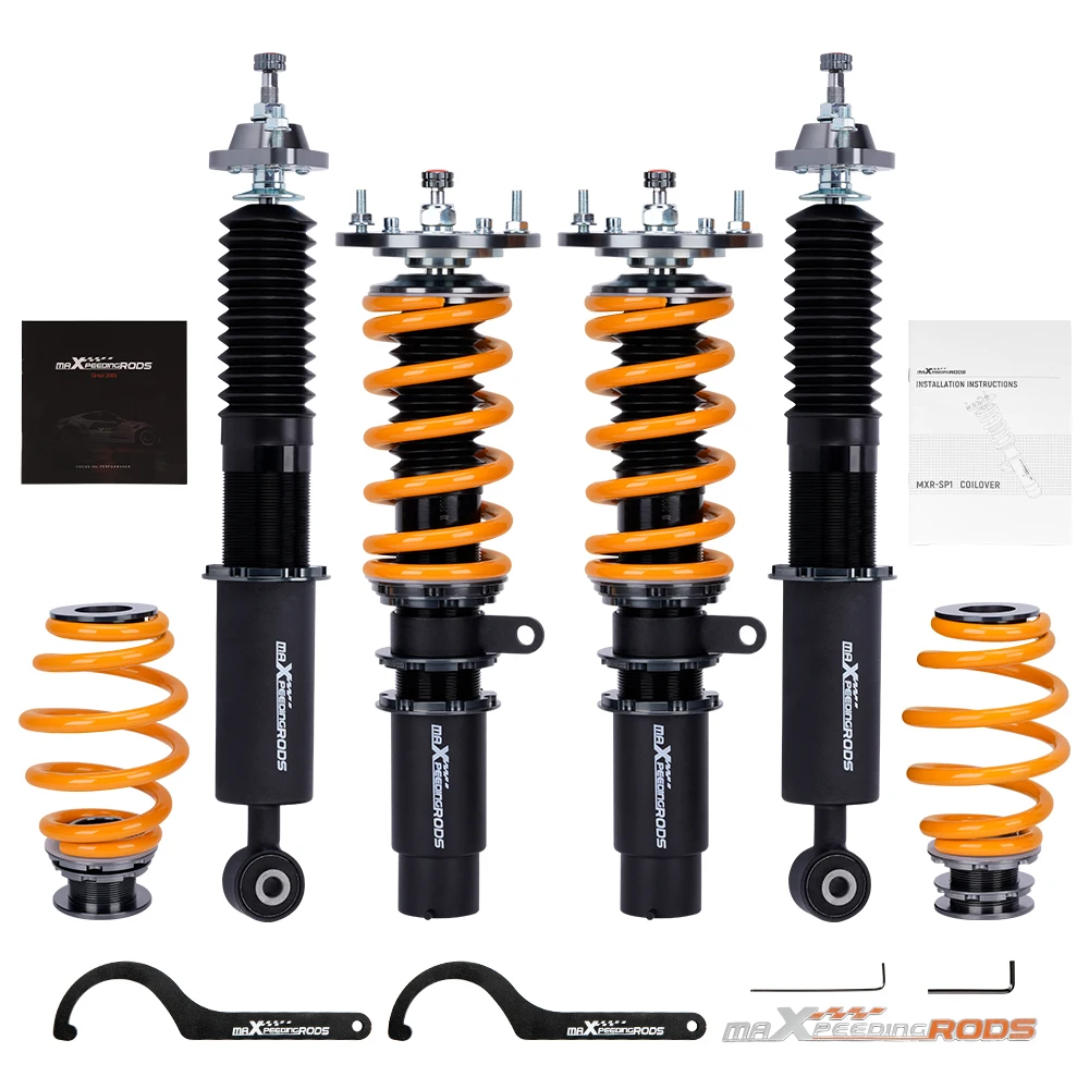 Maxpeedingrods Full Adjustable Street Coilovers For Bmw E46 316i 325i ...