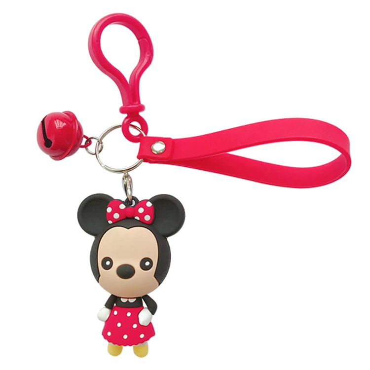 For Key Chain #066 3d Cute Cartoon Mouse Mobile Phone Decoration Pendant Key  Backpack And Other Accessories - Buy 3d Keychain,Mickey Mouse,Cartoon  Keychain Product on 