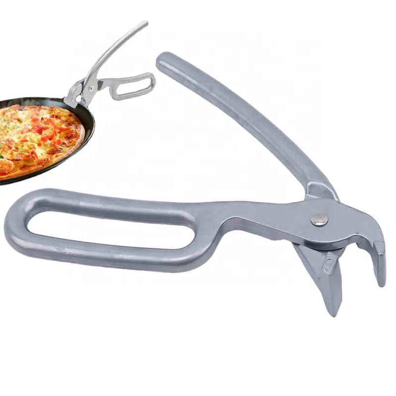 1pc Aluminum Alloy Pizza Pan Gripper Anti-scald Oven Clamp Pliers Plate  Grabber