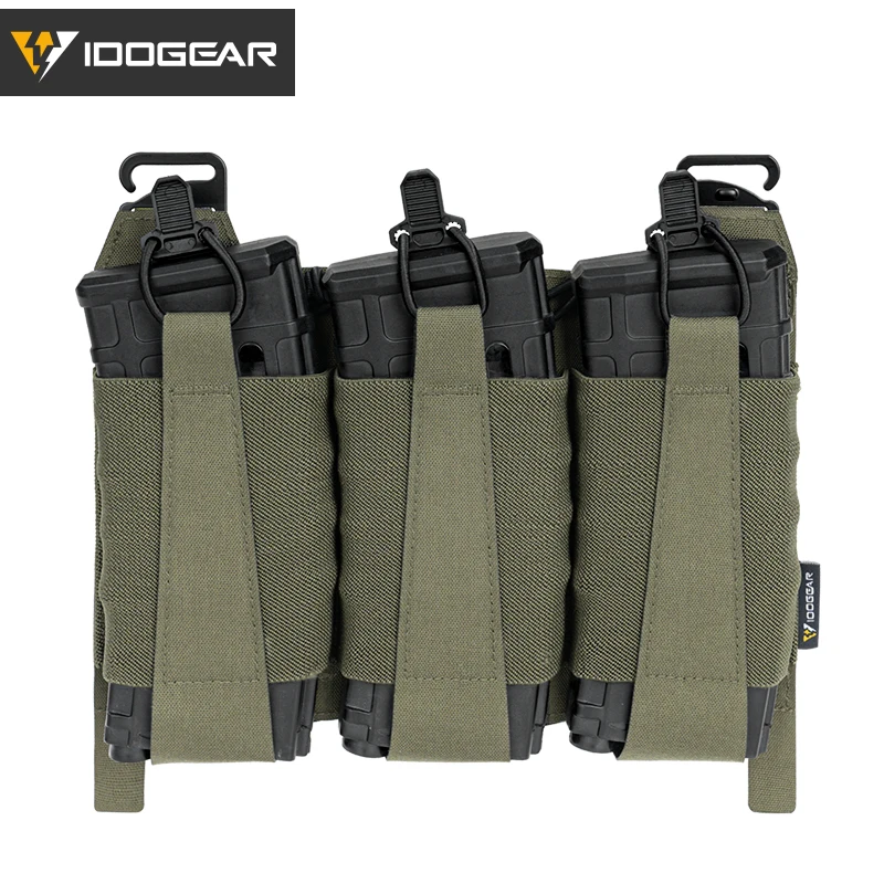IDOGEAR Gilet tactique FCSK 3.0 FERRO support de plaque à libération rapide Camo