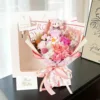 Ours hortensia fleur rose