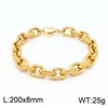 Gold bracelet 20cm = KB148407-Z