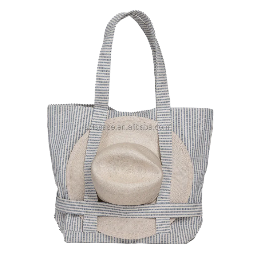 Canvas Hat Carrying Tote Bag