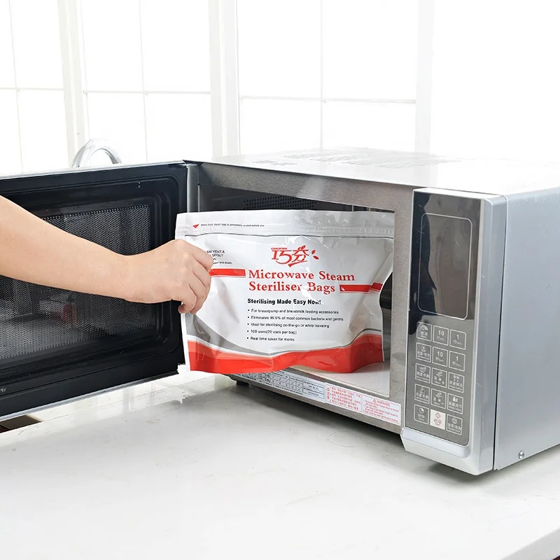 Custom Order Reusable Stand-Up Pouch Microwave Steam Sterilizer