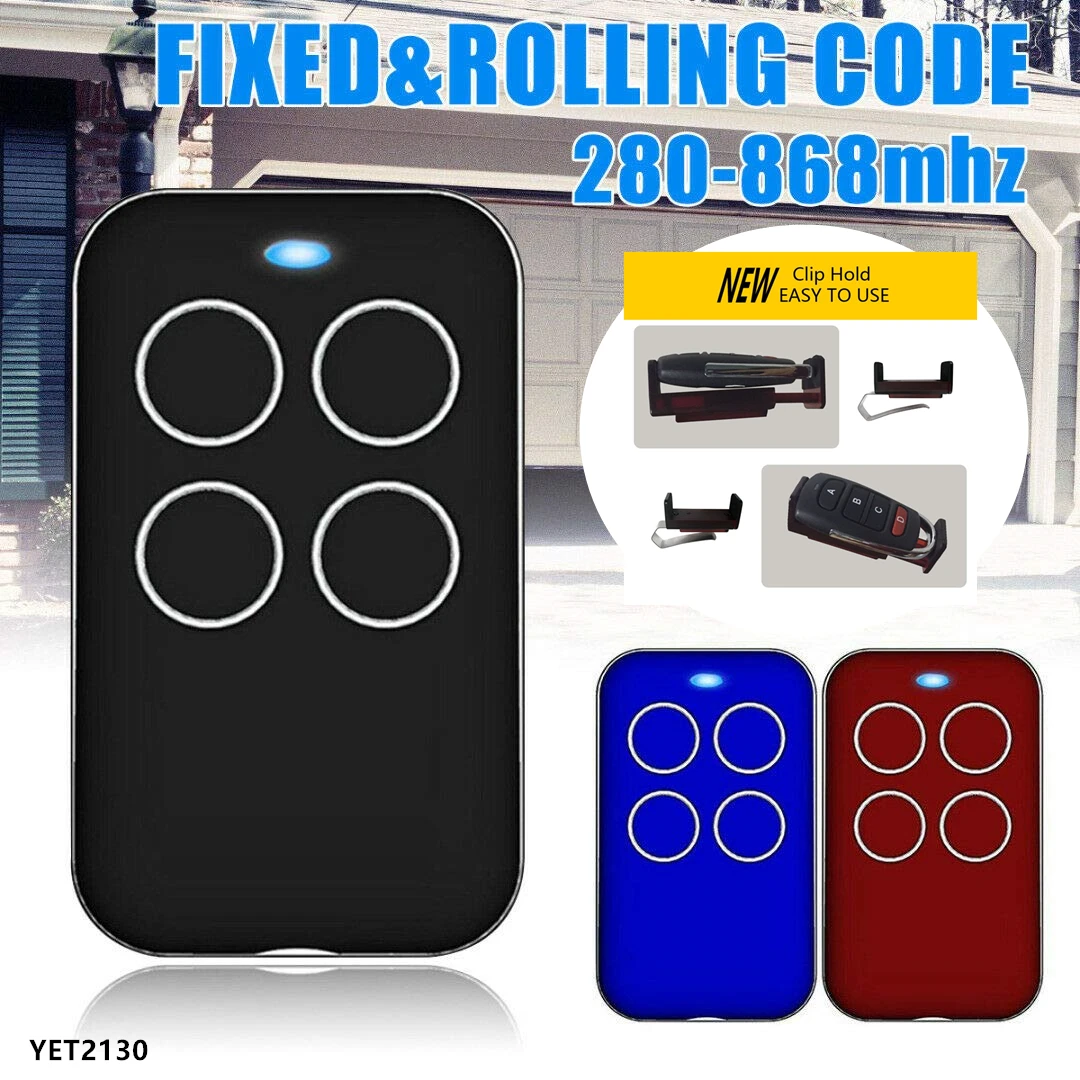 YET2130 Copy Code Universal Remote Control Fixed Code and Rolling Code Multi Frequency 280 to 868mhz Remote Control Duplicator