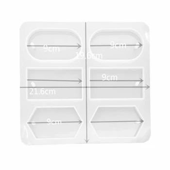 Unico Silicone Mould Key Tag for Resin Craft DIY Creations