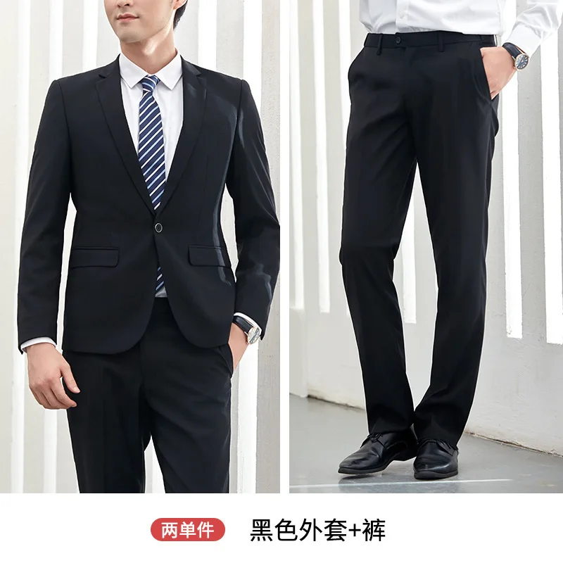 Otoño Nuevos trajes para hombres y mujeres Trajes de negocios profesionales  para hombres Ropa formal de hotel ejecutivo Delgado coreano