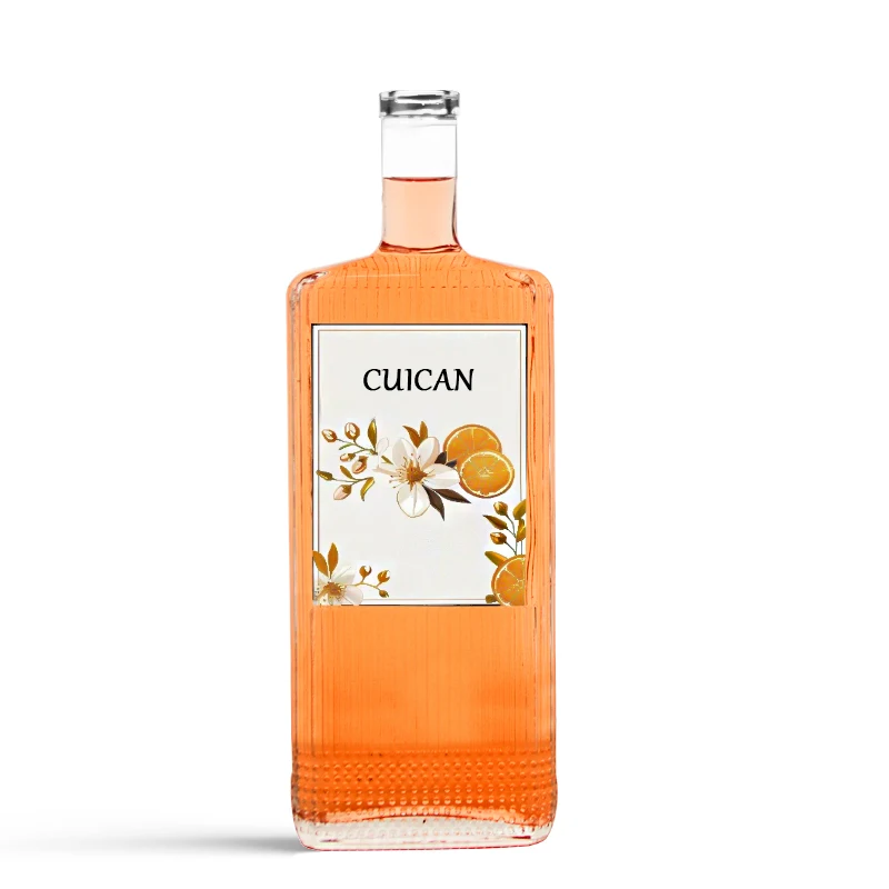 Herstellung Brandy Whisky Muster klare 750ml Weinflaschen