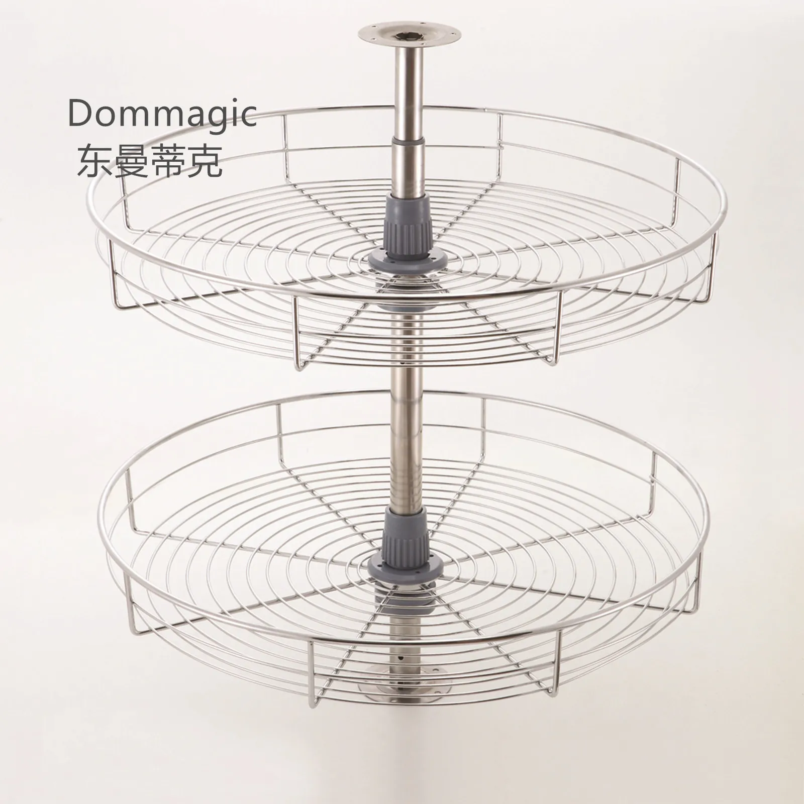 360 Revolving Basket Kitchen Storage Basket 360 Degree Revolve Wire Electroplating