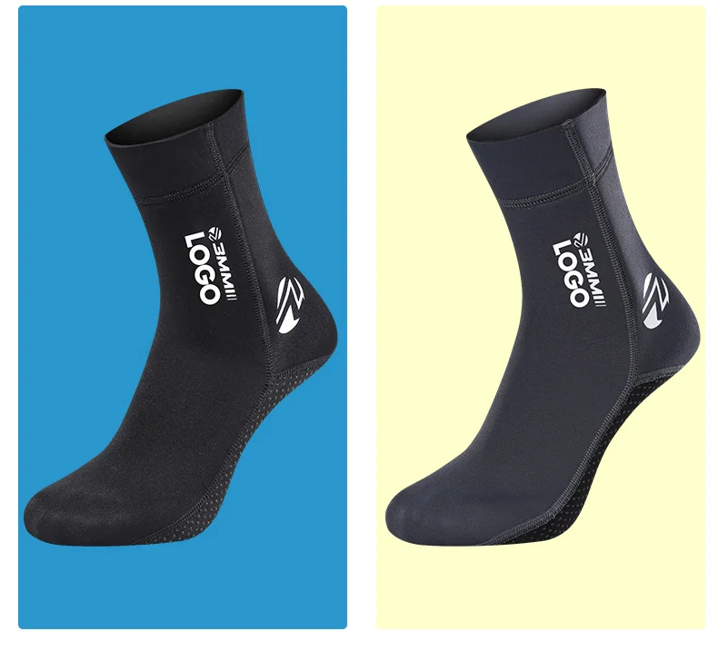 Custom 3mm 5mm Waterproof Women Men Water Sand Beach Yaga Shoes Long