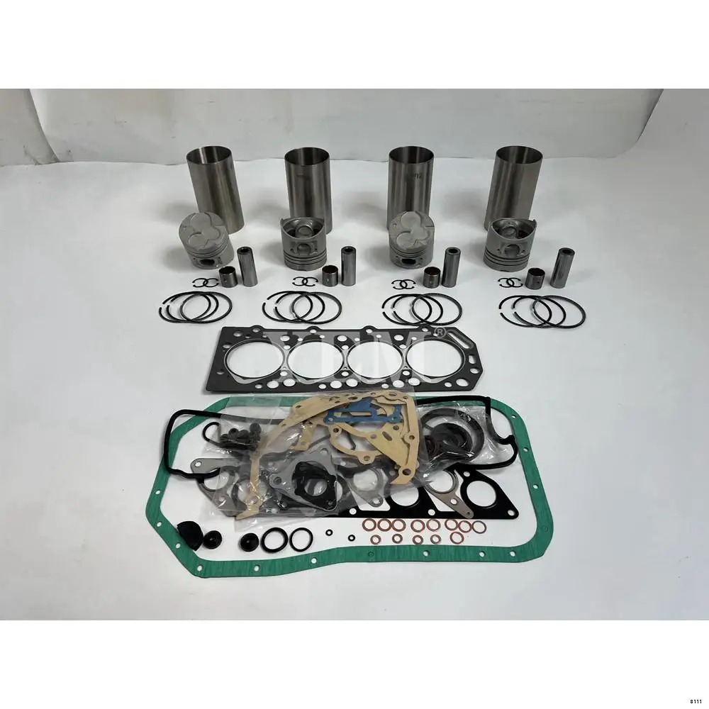 Overhaul Repair Kit With Piston Rings Full Gasket Set Liner Kit For Mitsubishi 4D55