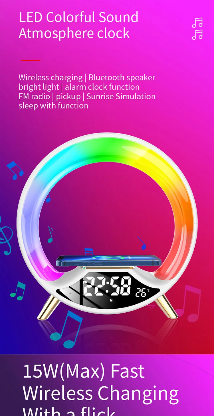 Multifunctional G Shape 256 Rgb Usb Atmosphere Led Smart Light Lamp