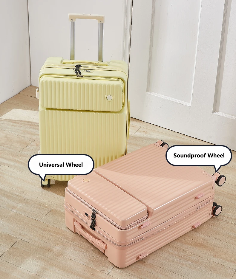 Hot Wholesale Youth Student Boarding case Suitcase with Front Pocket ...