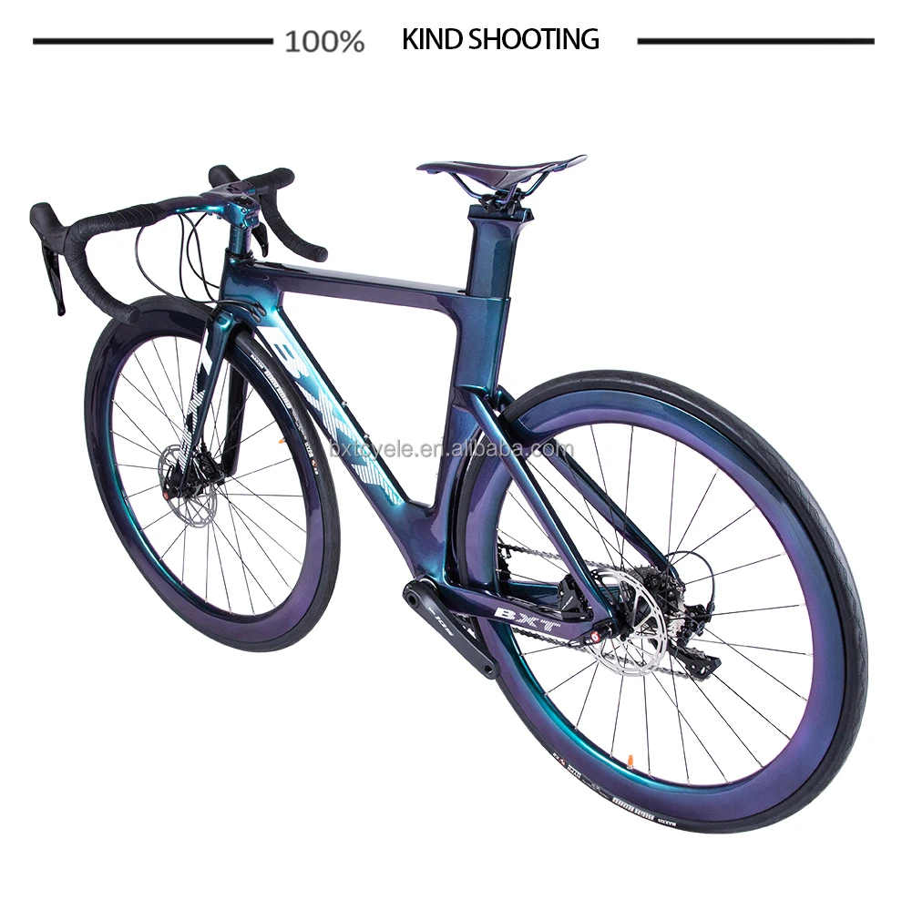 Full Carbon Bicycle Road Bike 700c Aero Shaping Technology Speed On