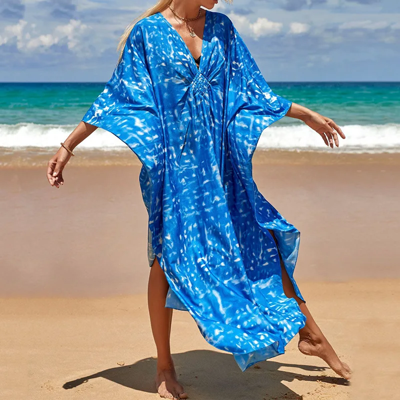 long velvet dress Dark Blue Velvet Maxi Dress with Fitted Waist and Long Sleeves  Xiaolizi