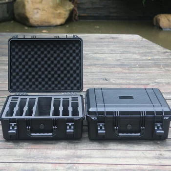 Tactical Storage box Protective Safety Toolbox ABS Plastic Outdoor Waterproof Dry Protection Box