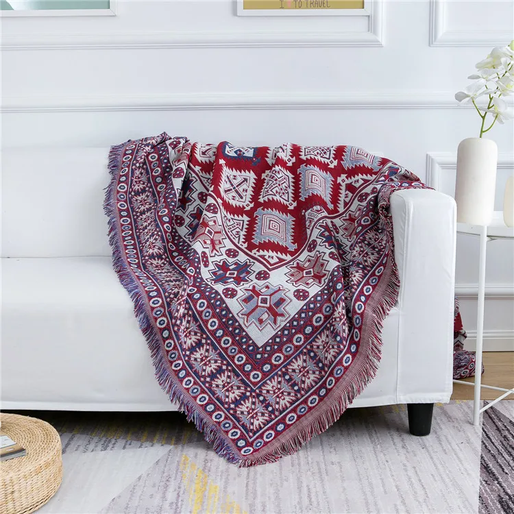 Rawhouse Cotton Blanket Throws Jacquard Woven Blankets Buy Cotton