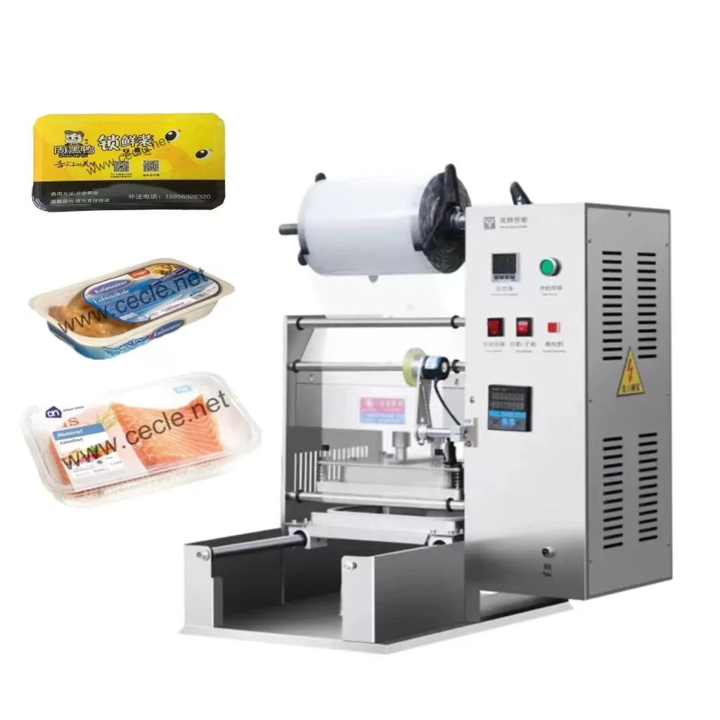 Container Sealer Tray Sealing Machine Gas Nitrogen Flushing Packaging ...