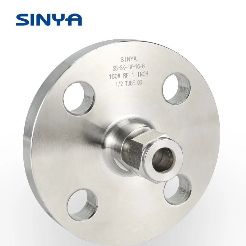 Прибор Flang адаптер китайского производства Swagelok фитинги 316L нержавеющая сталь Компрессионный фитинг двойной фланец адаптер