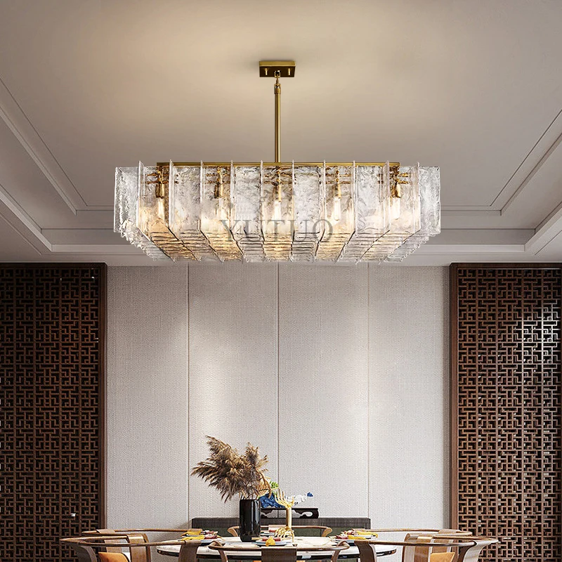 Modern Nordic Light Gold Luxury Round K9 Crystal Glass Aluminum Led ...