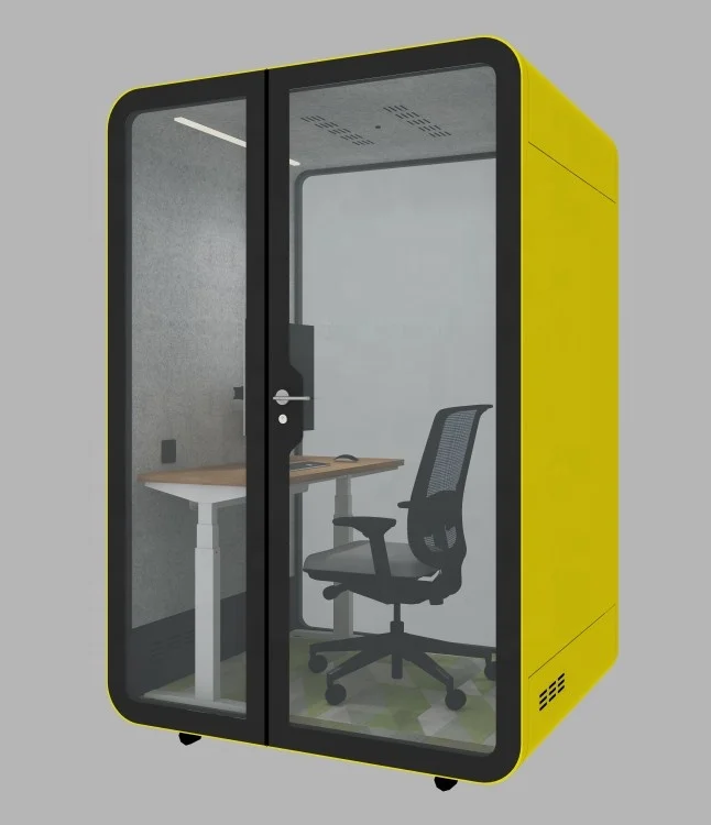 Telebooth Soundproof Phone Booth Acoustic Work Station  Dressing Room in Airport Changing Room Office Pods