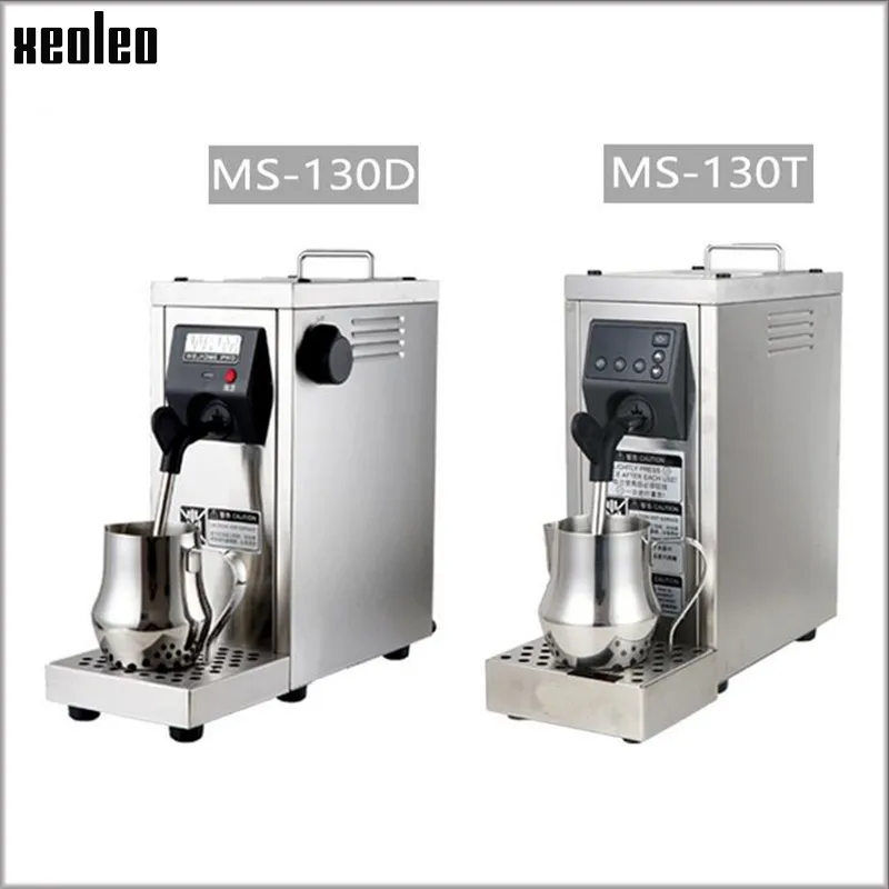 Xeoleo Commercial Milk Foam Machine milk froth machine Steam Water Boiling  Machine Make Espresso Coffee 1450W Steam Coffee Maker