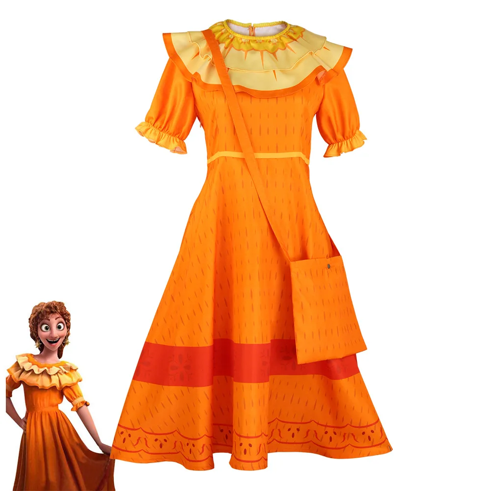 Disfraz De Película De Pepa Madrigal Para Adultos,Disfraz De Cosplay De  Halloween Para Niña,Vestido De Princesa,Disfraz De Actuación Para El Día De  Los Niños - Buy Encanto Dress,Cosplay ...