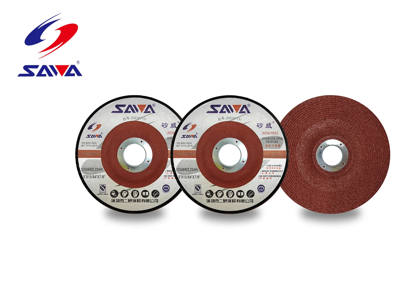 Latest Product 125x6x22.23mm 3x Durable Grinding Disc Grinding Wheels