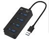Black USB 3.0 + Independent Switch