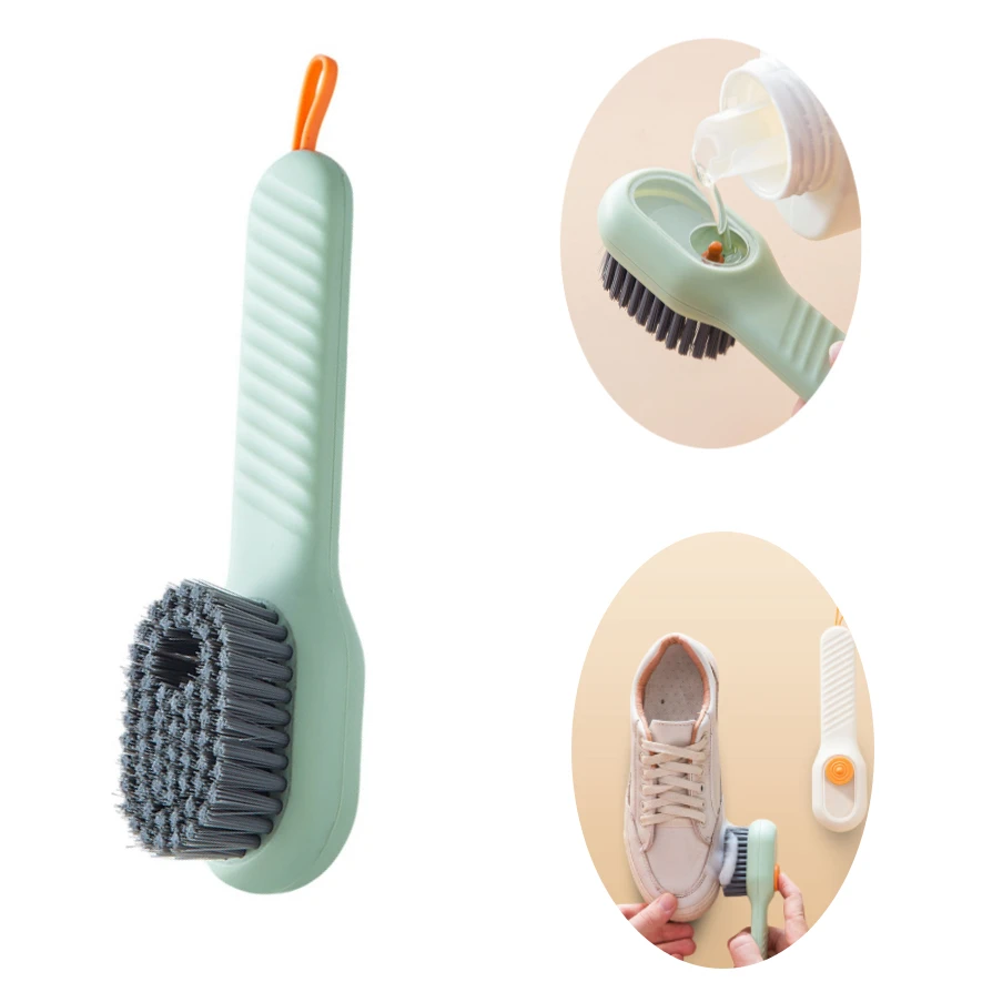 Высококачественная щетка для чистки обуви чистящая стирки одежды с дозатором мыла