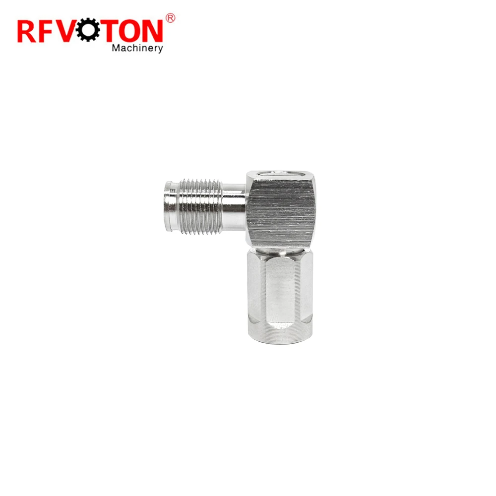 Factory Supply RF Nex10 Female Jack Hembra to Nex10 Male Plug Macho Right Angle 90 Degree RA  Elbow Rf Coaxial Adapter Adaptor