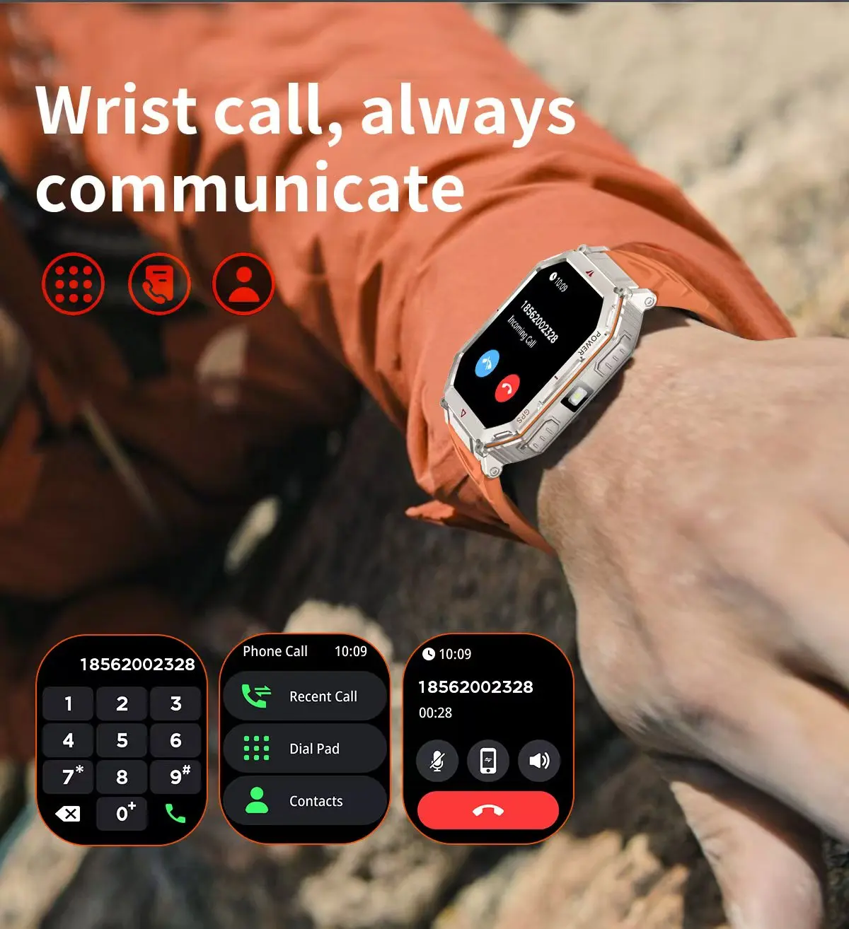 make call feature flashlight compatible iphone android-3